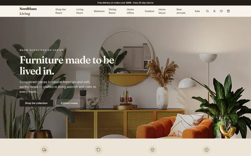NordHaus Living sample website